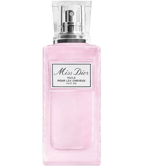 miss dior hair oil bottle